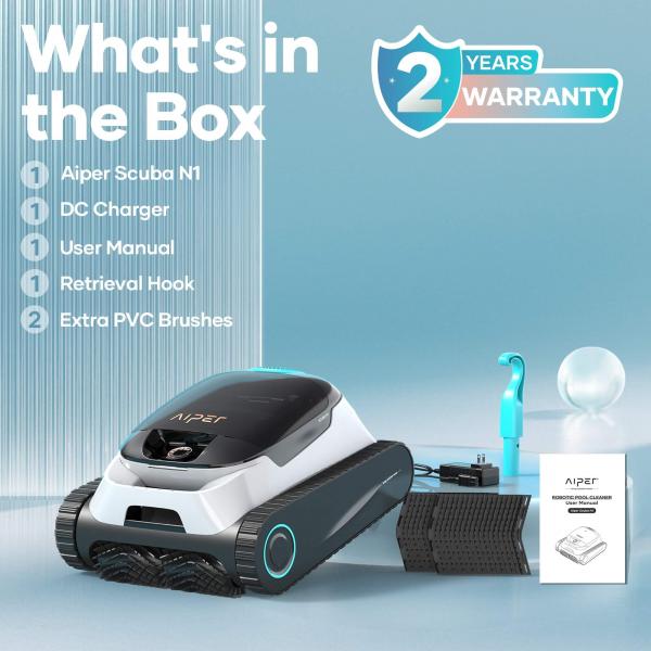 Aiper Scuba N1 Cordless Robotic Pool Cleaner Aiper Scuba N1 Cordless Robotic Pool Cleaner