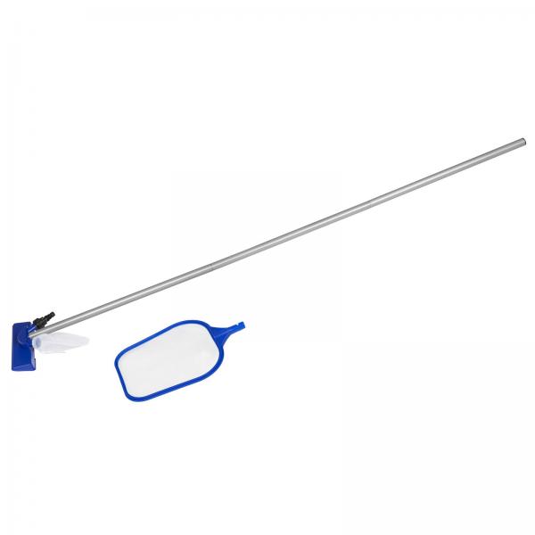 Bestway 2.03m Swimming Pool Maintenance Kit - Pole, Vacuum Head, Skimmer Net - 58013 Bestway 2.03m Swimming Pool Maintenance Kit - Pole, Vacuum Head, Skimmer Net - 58013