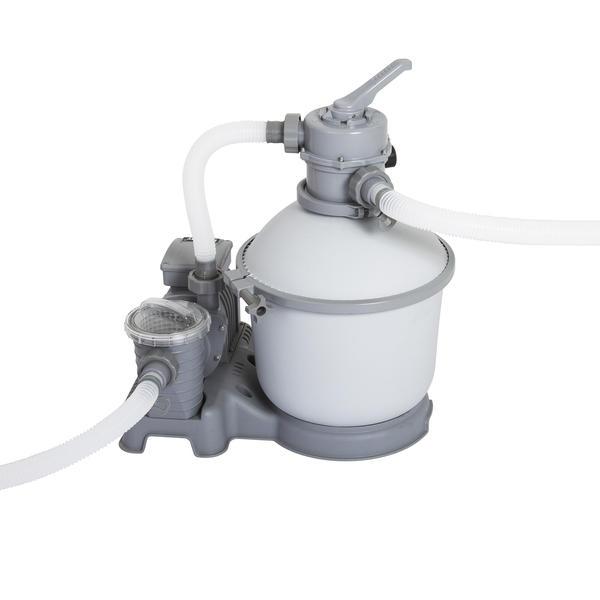 Bestway 7.32m x 3.6m x 1.32m Hydrium Oval Steel Wall Pool with 1500gal Sand Filter Pump - 561CX Bestway 7.32m x 3.6m x 1.32m Hydrium Oval Steel Wall Pool with 1500gal Sand Filter Pump - 561CX