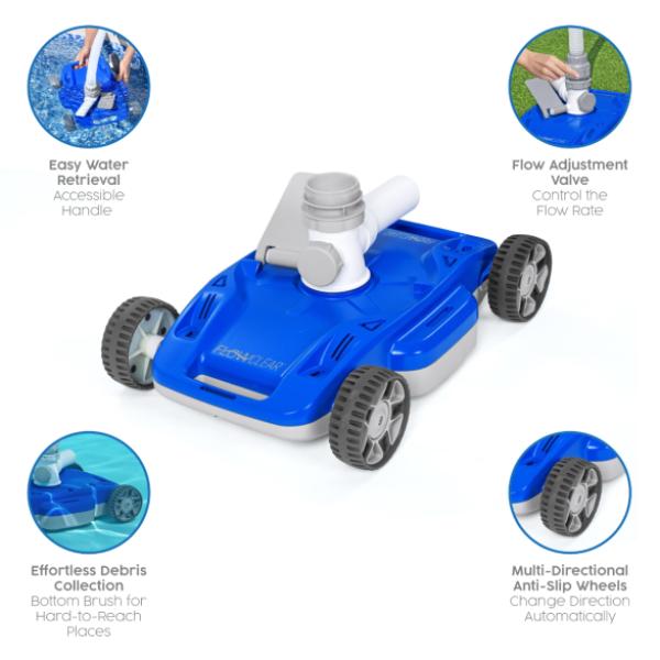 Bestway Aquadrift Automatic Pool Cleaner For Above Ground Pools - 58665 Bestway Aquadrift Automatic Pool Cleaner For Above Ground Pools - 58665