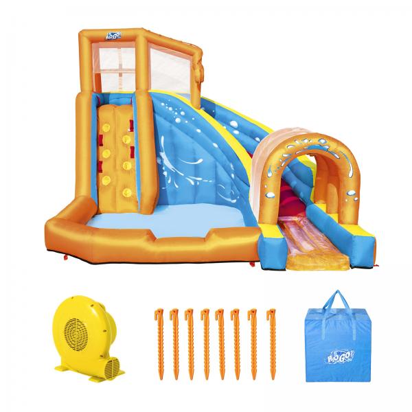 Bestway H2OGO! Hurricane Tunnel Blast Mega Water Park - 4.20m x 3.20m x 2.60m - 53303 Bestway H2OGO! Hurricane Tunnel Blast Mega Water Park - 4.20m x 3.20m x 2.60m - 53303