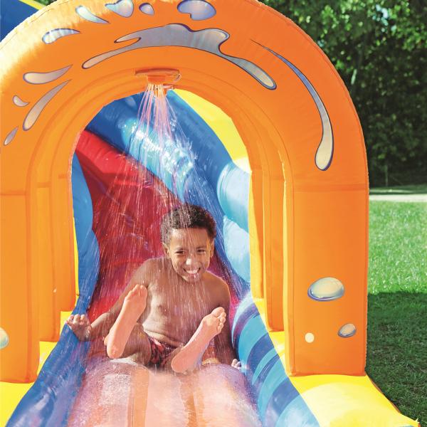 Bestway H2OGO! Hurricane Tunnel Blast Mega Water Park - 4.20m x 3.20m x 2.60m - 53303 Bestway H2OGO! Hurricane Tunnel Blast Mega Water Park - 4.20m x 3.20m x 2.60m - 53303