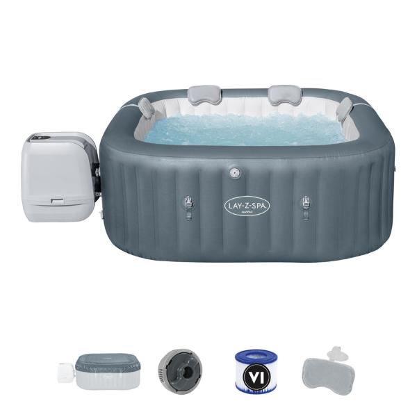 Bestway Lay-Z-Spa - Hawaii Hydrojet Pro - 1.8m x 1.8m x 71cm for 4-6 people - 60031 Bestway Lay-Z-Spa - Hawaii Hydrojet Pro - 1.8m x 1.8m x 71cm for 4-6 people - 60031