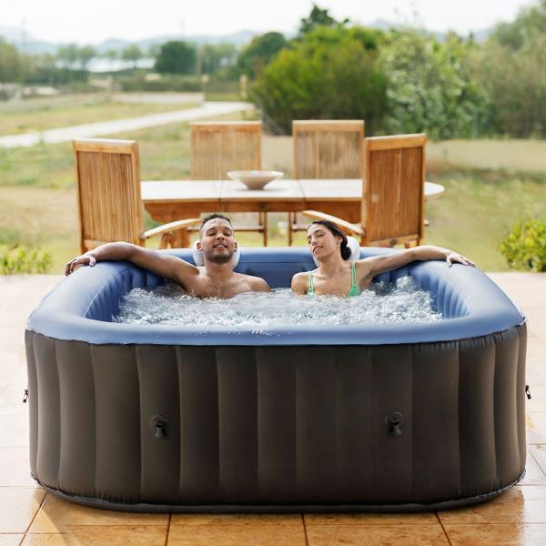 MSpa Tekapo Airjet - 1.6 x 1.6m x 68cm - 4 Person Inflable Spa MSpa Tekapo Airjet - 1.6 x 1.6m x 68cm - 4 Person Inflable Spa