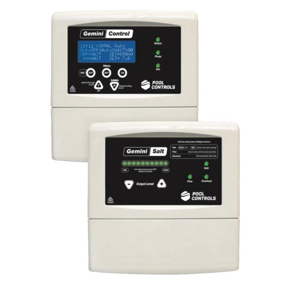 Pool Controls Gemini 30 - Low Salt Self Cleaning Salt Water Chlorinator Pool Controls Gemini 30 - Low Salt Self Cleaning Salt Water Chlorinator