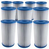 10 X Intex Type A / Krystal Clear Cartridge Filter Element