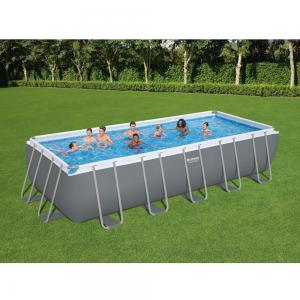 Bestway 6.4m x 2.74m x 1.32m Power Steel Frame Pool with 1500gal Sand Filter Pump - 5612A Bestway 6.4m x 2.74m x 1.32m Power Steel Frame Pool with 1500gal Sand Filter Pump - 5612A