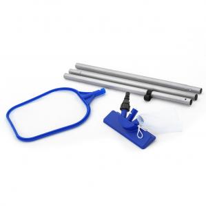 Bestway 2.03m Swimming Pool Maintenance Kit - Pole, Vacuum Head, Skimmer Net - 58013 Bestway 2.03m Swimming Pool Maintenance Kit - Pole, Vacuum Head, Skimmer Net - 58013