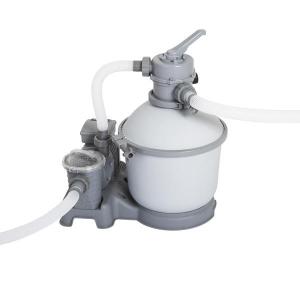 Bestway 7.32m x 3.6m x 1.32m Hydrium Oval Steel Wall Pool with 1500gal Sand Filter Pump - 561CX Bestway 7.32m x 3.6m x 1.32m Hydrium Oval Steel Wall Pool with 1500gal Sand Filter Pump - 561CX