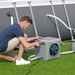 Bestway Flowclear 4kW Pool Heater for Above Ground Pools - 58748 Bestway Flowclear 4kW Pool Heater for Above Ground Pools - 58748