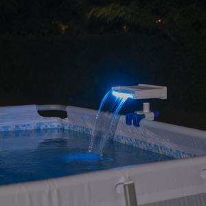 Bestway Flowclear Soothing LED Waterfall for Above Ground Pools - 58619 Bestway Flowclear Soothing LED Waterfall for Above Ground Pools - 58619