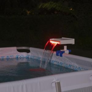 Bestway Flowclear Soothing LED Waterfall for Above Ground Pools - 58619 Bestway Flowclear Soothing LED Waterfall for Above Ground Pools - 58619