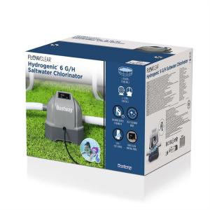 Bestway Hydrogenic 6 g/h Saltwater Chlorinator - 58678 Bestway Hydrogenic 6 g/h Saltwater Chlorinator - 58678