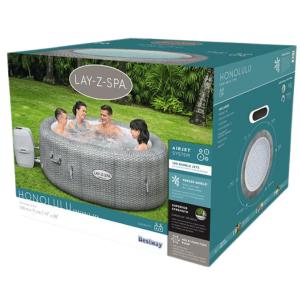 Bestway Lay-Z-Spa - Honolulu AirJet - 1.96m x 71cm for 4-6 people - 60019 Bestway Lay-Z-Spa - Honolulu AirJet - 1.96m x 71cm for 4-6 people - 60019