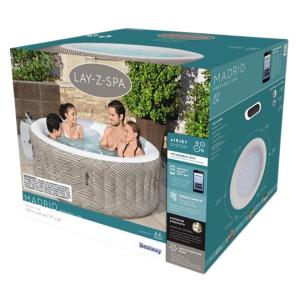 Bestway Lay-Z-Spa - Madrid AirJet - 1.8m x 66cm for 2-4 people - 60055 Bestway Lay-Z-Spa - Madrid AirJet - 1.8m x 66cm for 2-4 people - 60055