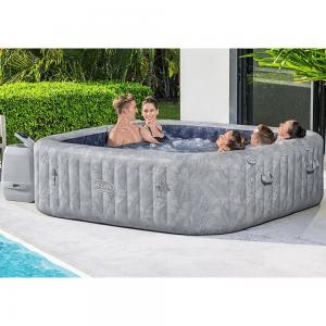Bestway Lay-Z-Spa - San Francisco Smart Luxe HydroJet Pro 7 Grey Marble - 2.30m x 71cm for 5-7 people - 60161
