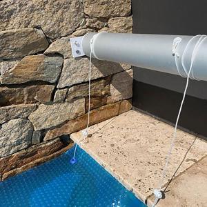 Daisy Power Series Electric Pool Cover Roller - Wall Mount Daisy Power Series Electric Pool Cover Roller - Wall Mount