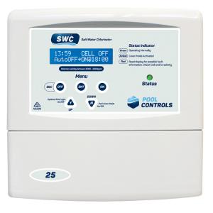Pool Controls SWC25 - 25 g/h Self Cleaning Salt Water Chlorinator Pool Controls SWC25 - 25 g/h Self Cleaning Salt Water Chlorinator
