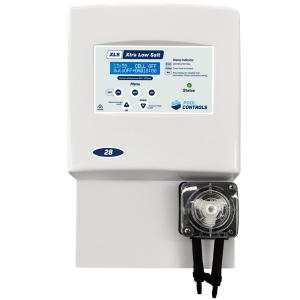 Pool Controls XLS28PH - 28 g/h Low Salt Self Cleaning Salt Water Chlorinator w. pH Control Pool Controls XLS28PH - 28 g/h Low Salt Self Cleaning Salt Water Chlorinator w. pH Control