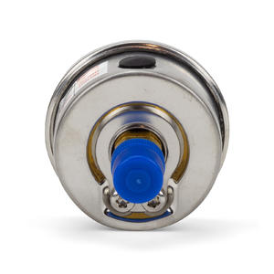 Pressure Gauge For Pool Filters  - Oil Filled - Stainless Steel - Back Mount